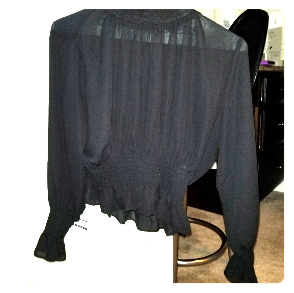 $$$ Price Drop$$$ Black midi blouse